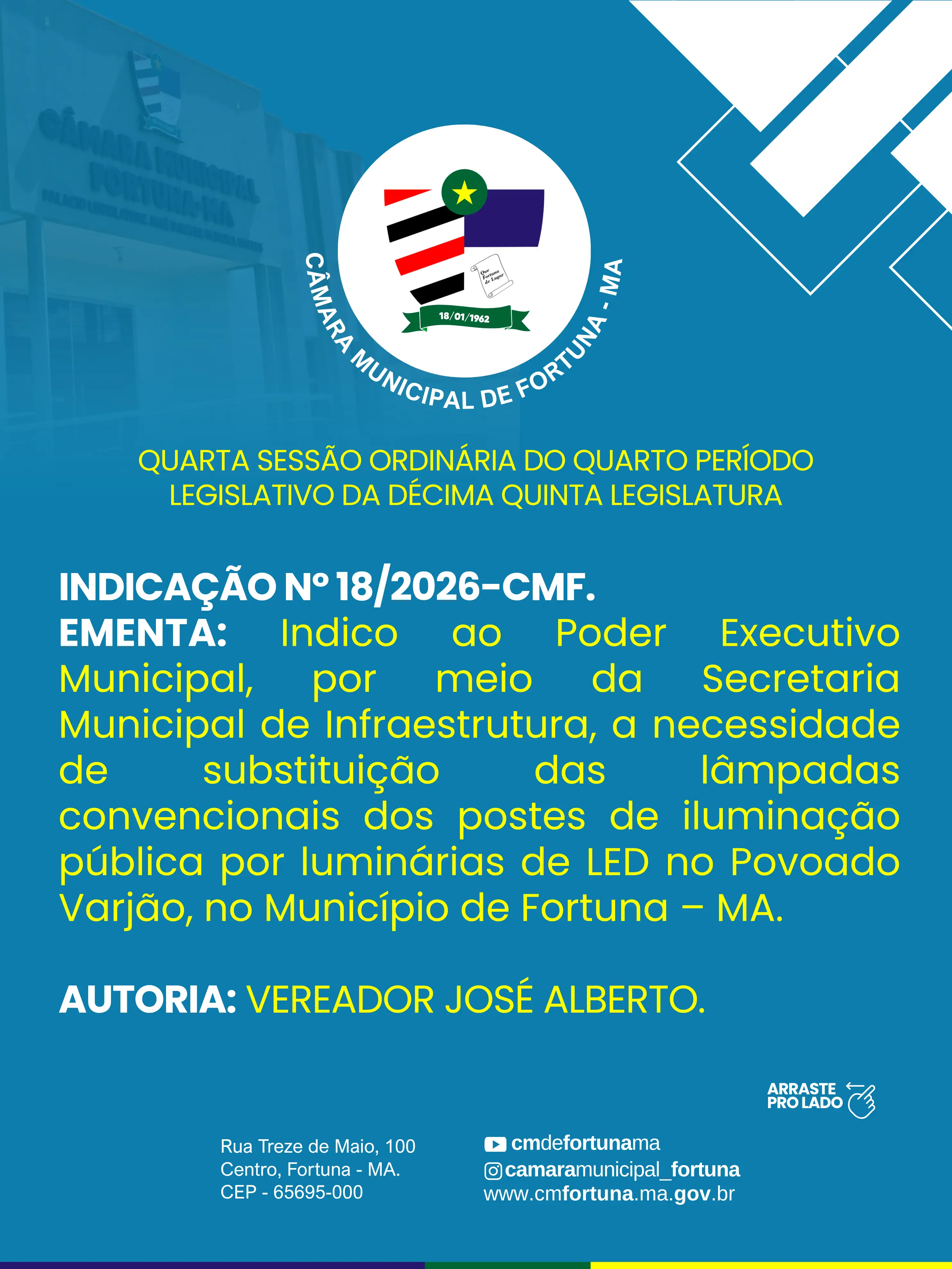 Foto 4 – QUARTA SESSÃO ORDINÁRIA